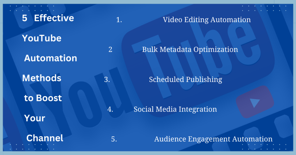 5 Effective Youtube Methods